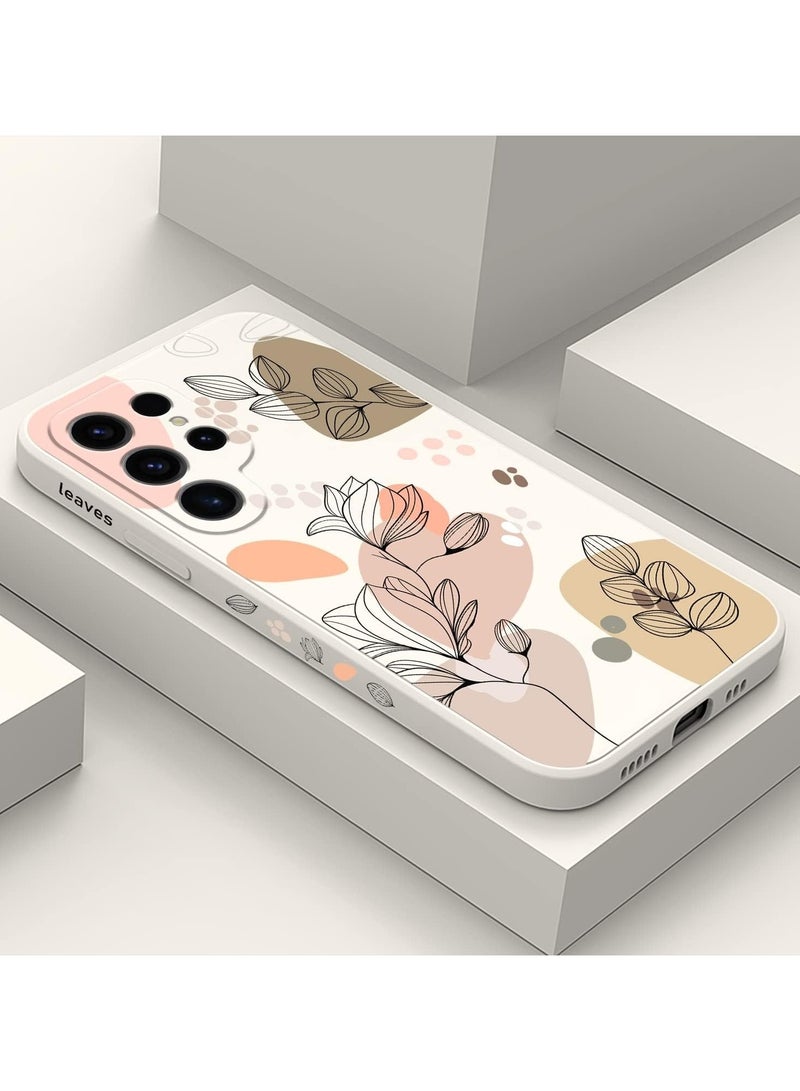 for Samsung Galaxy S25 Ultra Case, Slim Soft Non Slip Silicone for Samsung S25 Ultra Phone Cover 6.9 inch, Morandi White - Image 1
