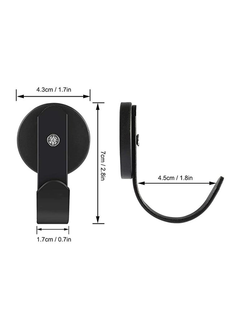 KASTWAVE 2 Pack No Punch Magnetic Hook Hook Wreath Hanger Hook for Metal Front Door Wreath Decoration  - Image 2
