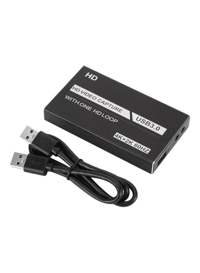 NIBEMINENT USB HD Audio Capture Card Video Converter V8701-V Black - Image 1