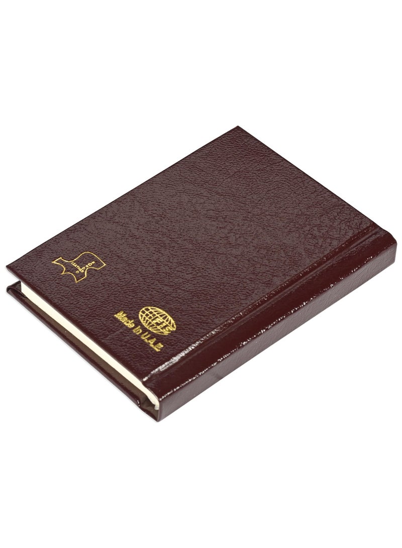 FIS Bonded Leather Pocket Diary 2025 (English) Hard Cover Burgundy - FSDI10EB25BU - Image 5