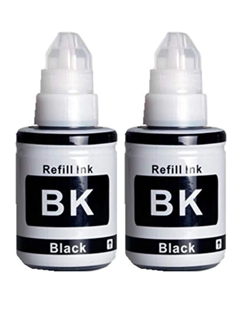 GI-490 Ink Compatible with CANON Printer for PIXMA G3400, G2400, G1400, G4400, G4410, G3410, G2410, G1410, G3411, G2411, G1411, G4411 (BLACK) Pack of 2
