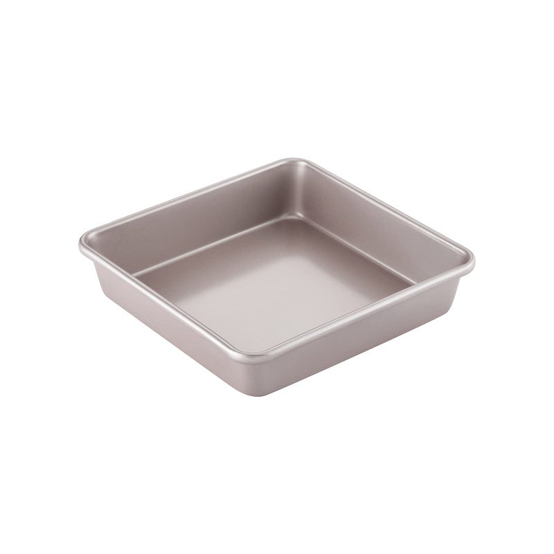 CHEFMADE 9Inch Square Cake Pan NonStick Deep Dish Bakeware for Oven Baking Champagne Gold