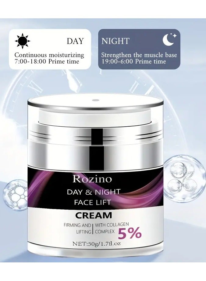 Rozino Day And Night Cream Nourishes The Skin And Replenishes Nutrition. The Texture Is Mellow And Locks in Moisture. Day And Night Combination Gives The Skin All-Round Care, Allowing You to Have Good Skin - Image 3