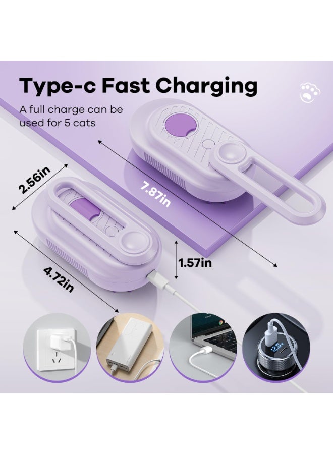 Cat Steam Brush for Shedding, 4 in 1 Rechargeable Steam Brush for Cats and Dogs, Anti-Static, Massage, Cleaning, Shedding & Combing All In One! - Image 5