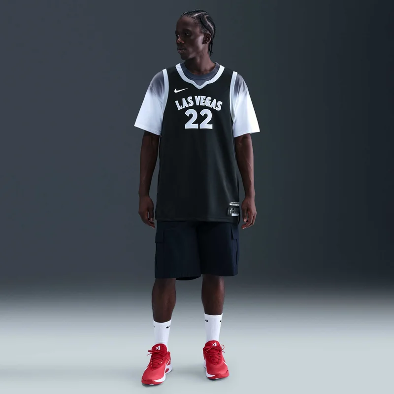 Nike Black Women's WNBA 2023 A'ja Wilson Las Vegas Aces Replica Basketball Jersey for Women | Best Price UAE