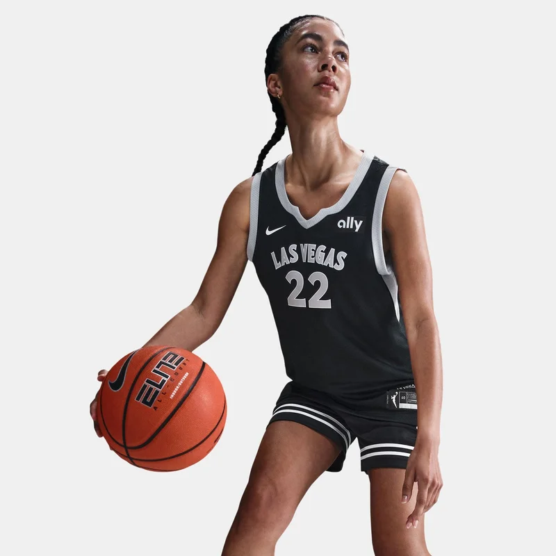 Nike Black Women's WNBA 2023 A'ja Wilson Las Vegas Aces Replica Basketball Jersey for Women | Best Price UAE