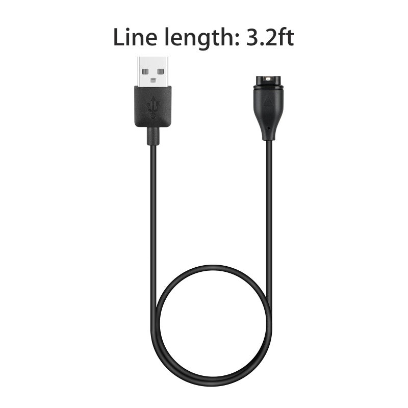 Smartwatch Charging Cable Replacement Garmin Charger Cable USB Charging Cable Compatible Garmin Vivoactive 3 / Fenix 5 5S 5X / foreerner 245 935 645 Approach 60 Smartwatch Charger - Image 2
