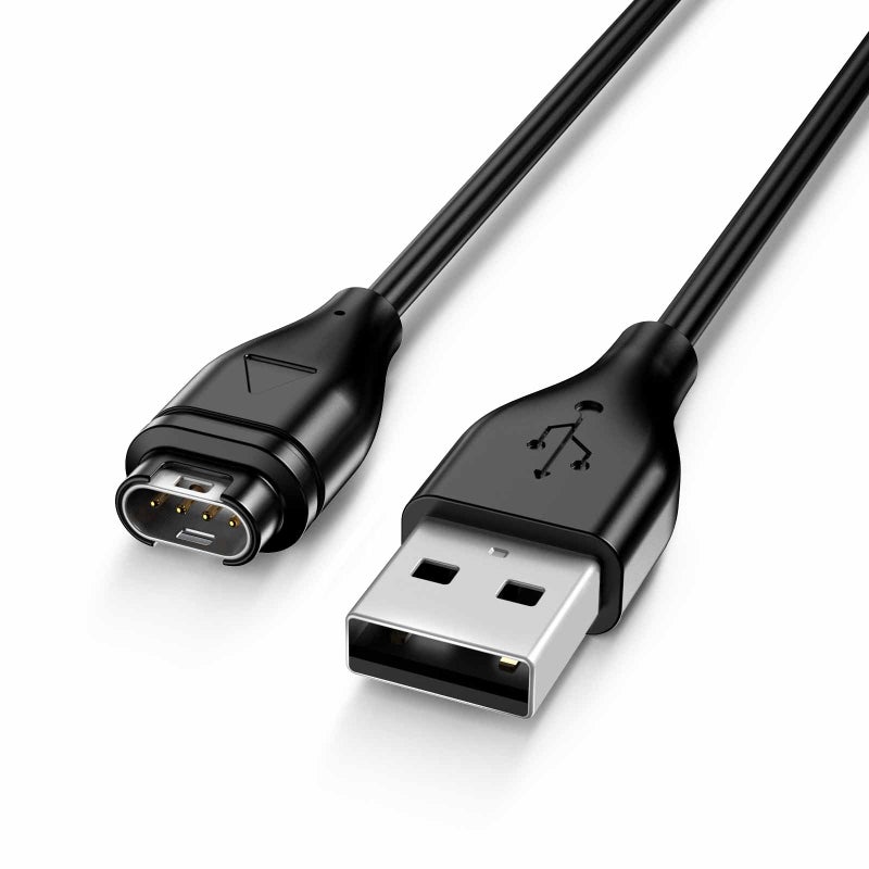 Smartwatch Charging Cable Replacement Garmin Charger Cable USB Charging Cable Compatible Garmin Vivoactive 3 / Fenix 5 5S 5X / foreerner 245 935 645 Approach 60 Smartwatch Charger - Image 1