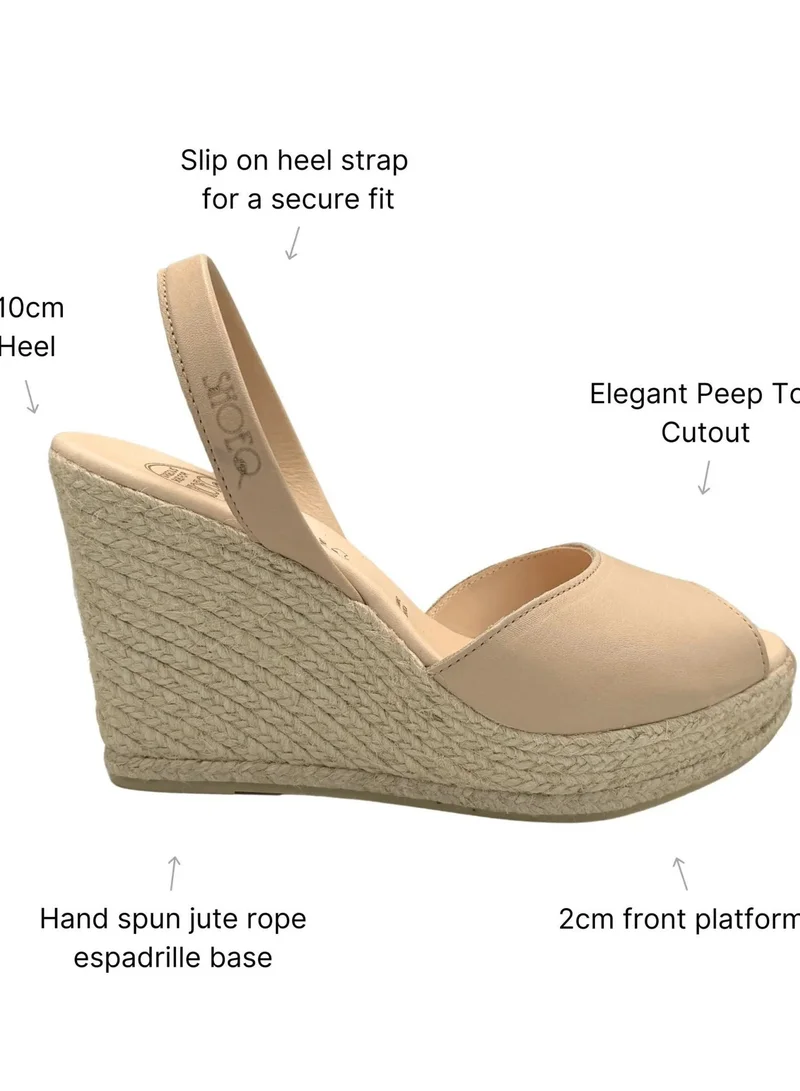 SHOEQ Roxy Espadrille Wedge
