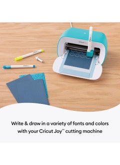 Cricut Joy Opaque Gel Pens (Set Of 3) Use With Joy Cutting Machine Add A Pop To The Darkest Colors Of Paper Cards Labels (Medium Point 1.0Mm Yellow White Blue)  - Image 4