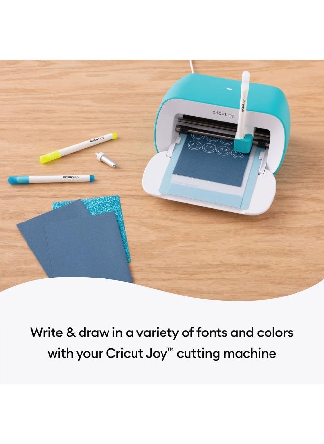 Cricut - Joy Opaque Gel Pens (Set Of 3) Use With Joy Cutting Machine Add A Pop To The Darkest Colors Of Paper Cards Labels (Medium Point 1.0Mm Yellow White Blue) - Image 1