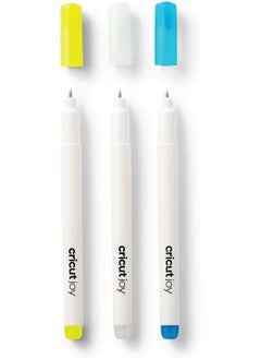 Cricut Joy Opaque Gel Pens (Set Of 3) Use With Joy Cutting Machine Add A Pop To The Darkest Colors Of Paper Cards Labels (Medium Point 1.0Mm Yellow White Blue)  - Image 2