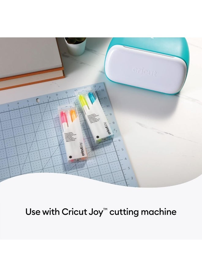 Cricut - Joy Opaque Gel Pens (Set Of 3) Use With Joy Cutting Machine Add A Pop To The Darkest Colors Of Paper Cards Labels (Medium Point 1.0Mm Yellow White Blue) - Image 1