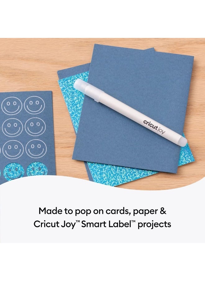 Cricut - Joy Opaque Gel Pens (Set Of 3) Use With Joy Cutting Machine Add A Pop To The Darkest Colors Of Paper Cards Labels (Medium Point 1.0Mm Yellow White Blue) - Image 1