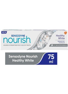 Sensodyne Nourish  Healthy White Toothpaste with Natural Mint and Citrus Oil 75 ml