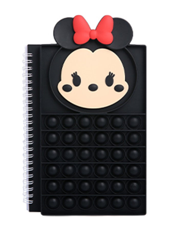 ISank Push Pop Fidget Toy Silicone Sensory Bubble Lined Spiral Stress Relief Notebook - Image 1