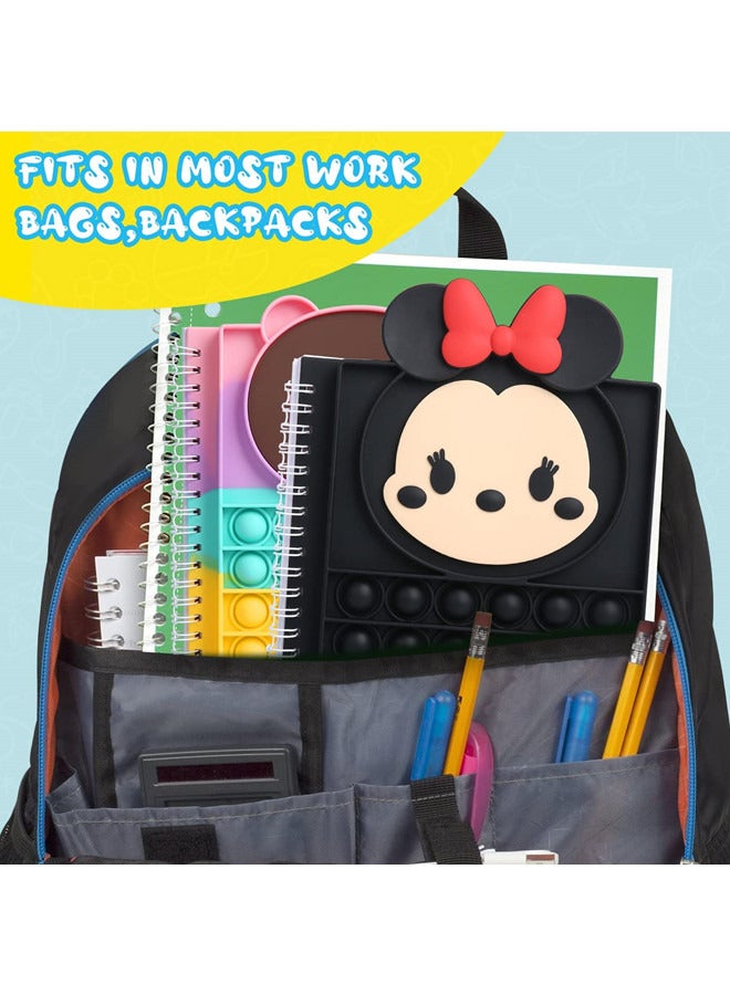 ISank Push Pop Fidget Toy Silicone Sensory Bubble Lined Spiral Stress Relief Notebook - Image 4