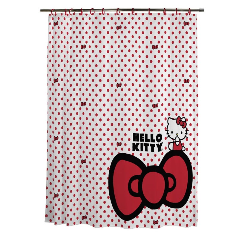 Franco Franco Hello Kitty 13 Piece Shower Curtain and Ring Set 100 Officially Licensed Product 