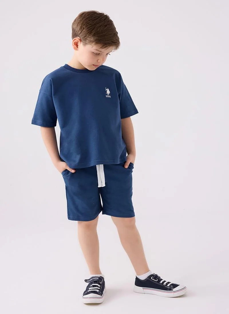 U.S. Polo Assn. U.S. Polo Assn. Boys Navy Bermuda Set