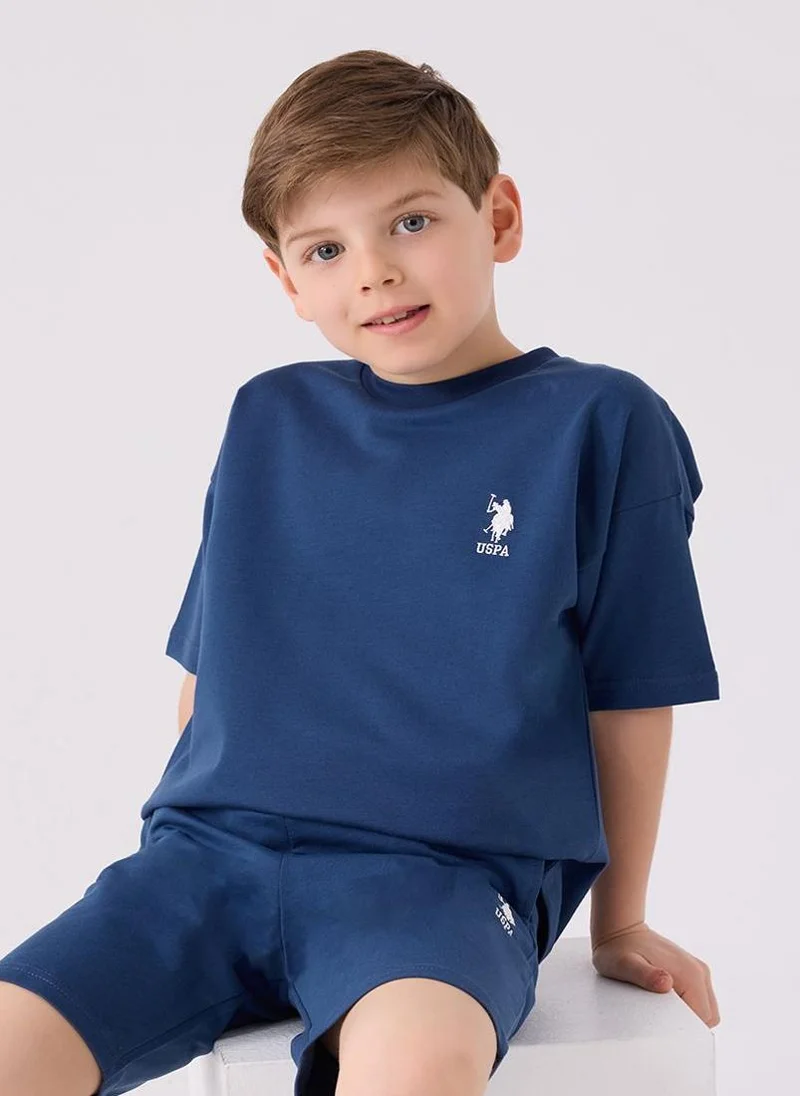 U.S. Polo Assn. U.S. Polo Assn. Boys Navy Bermuda Set