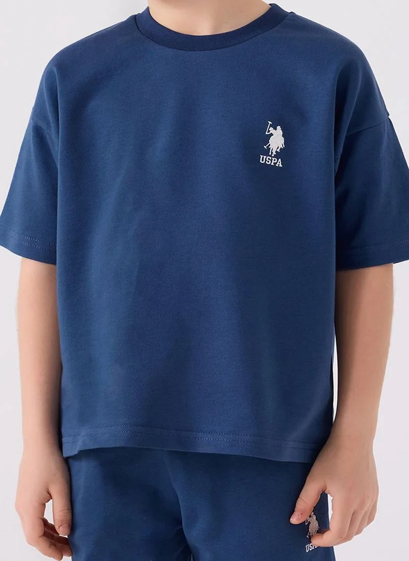 U.S. Polo Assn. U.S. Polo Assn. Boys Navy Bermuda Set