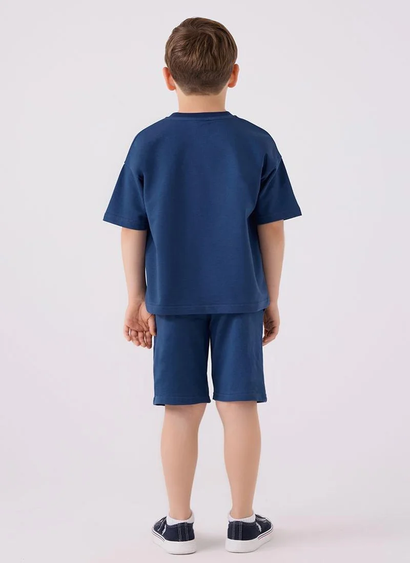 U.S. Polo Assn. U.S. Polo Assn. Boys Navy Bermuda Set