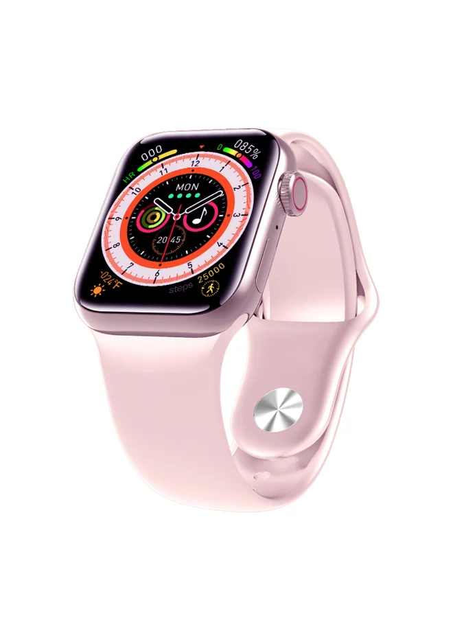 KENNETH SCOTT Kenneth Scott Unisex 's Black Dial Smart watch - KS-8-PINK