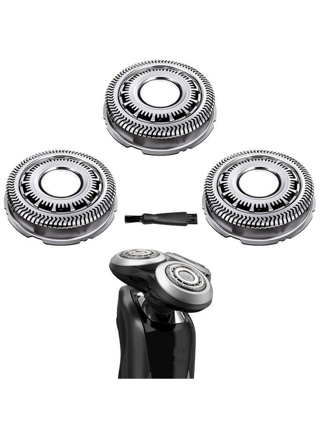 Suleto SH90/72 Replacement Heads Fit for Norelco Shavers, Compatible with Philips Norelco Electric Shavers Series 9000 Series 8000, SH90 Replacement Blades OEM for Razor Men Shavers, New Upgraded- 3 Pack - Image 1