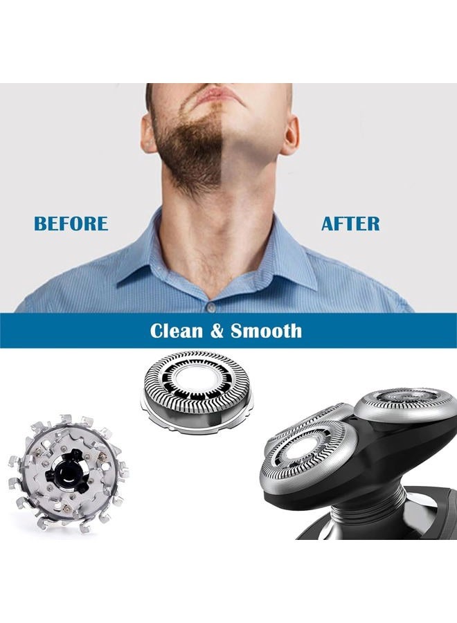 Suleto SH90/72 Replacement Heads Fit for Norelco Shavers, Compatible with Philips Norelco Electric Shavers Series 9000 Series 8000, SH90 Replacement Blades OEM for Razor Men Shavers, New Upgraded- 3 Pack - Image 4