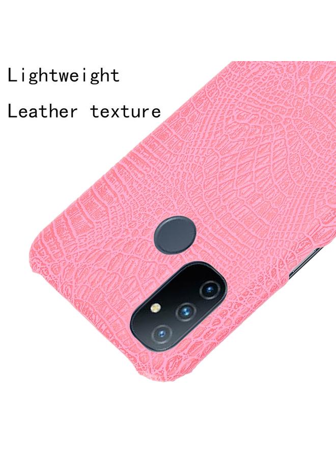 اس-توب جراب لهاتف OnePlus Nord N100 مقاوم للصدمات مصنوع من جلد التمساح PC + PU - Image 4