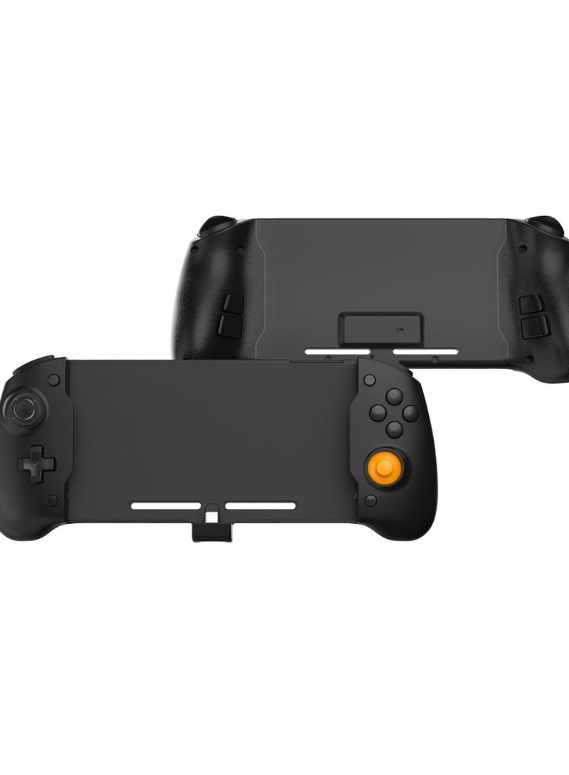 Switch Controller Grip Switch Handheld Mode Ergonomic Design with 6-Axis Gyro Double Motor Vibration and Screen Capture on Black - Image 3