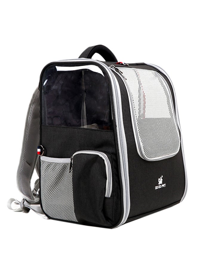 NIBEMINENT Pet Carrier Travel Backpack Black 41 x 8cm - Image 1