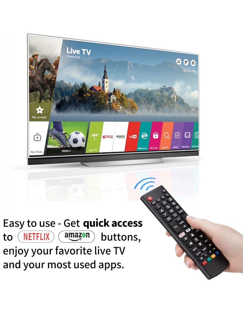 TIGER Universal Remote Control for Smart TVs – Compatible with LCD, LED, OLED, UHD, Plasma, 3D, and 4K Models (AKB75095307, AKB75375604, AKB75675304, AKB74915305, AKB76037601, AKB75675313, AKB75855501) - Image 2