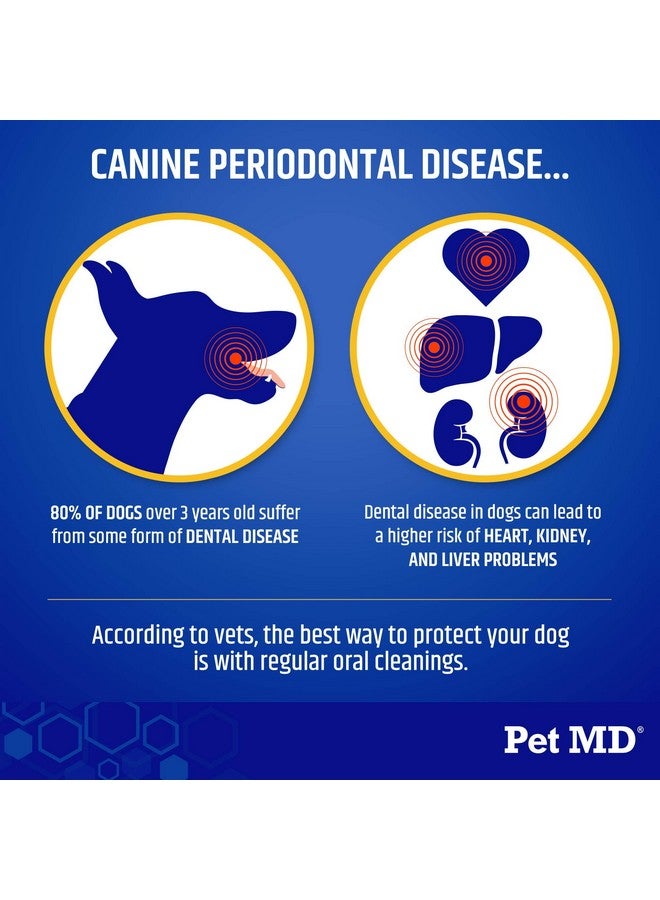 بيت إم دي مسحوق تنظيف أسنان الكلاب من برودن بلاكيوف - مكمل للعناية بالفم للكلاب - يقلل من رائحة الفم الكريهة والجير والبلاك - 60 جرام - Image 3