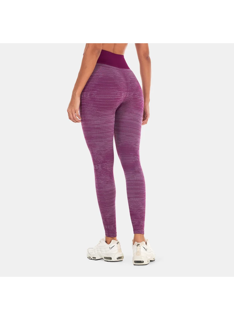 SQUATWOLF Women's Infinity Stripe Seamless Leggings