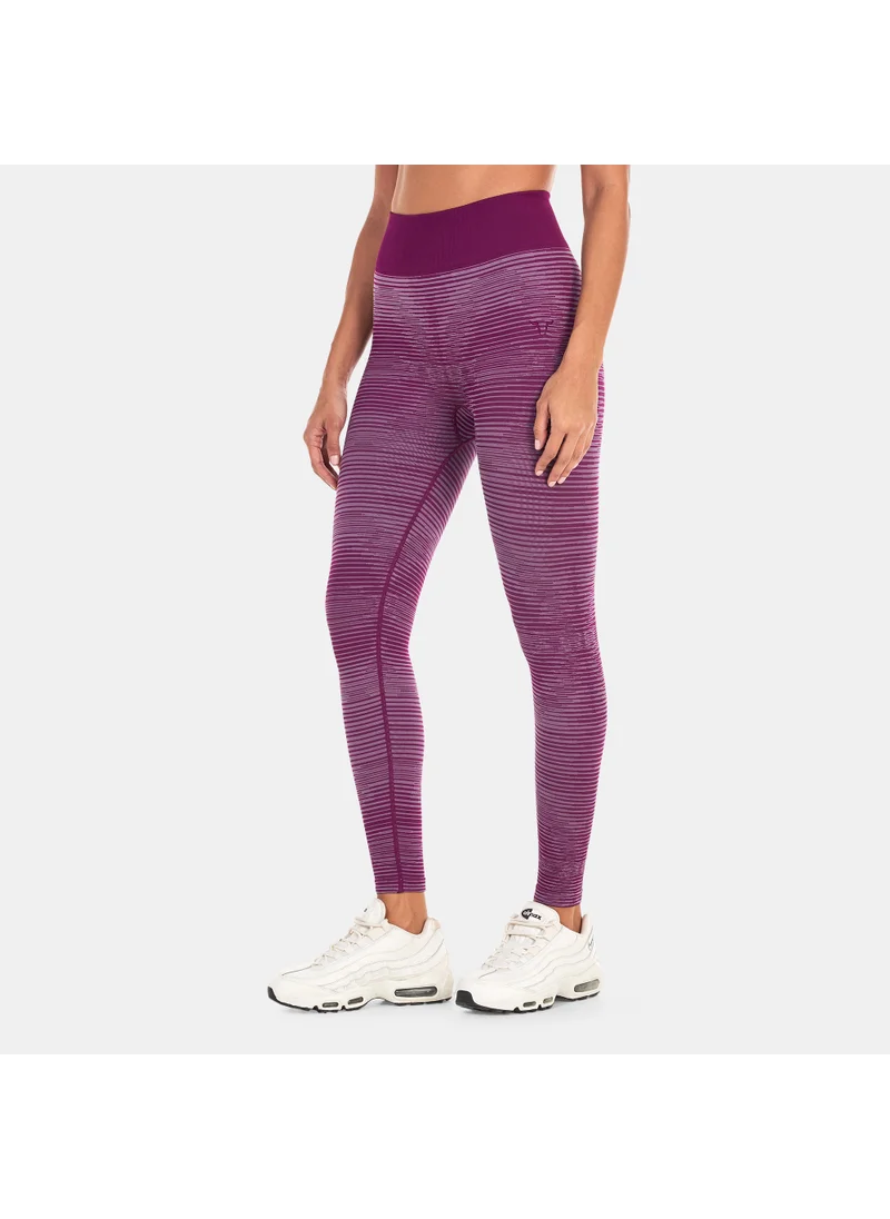 SQUATWOLF Women's Infinity Stripe Seamless Leggings