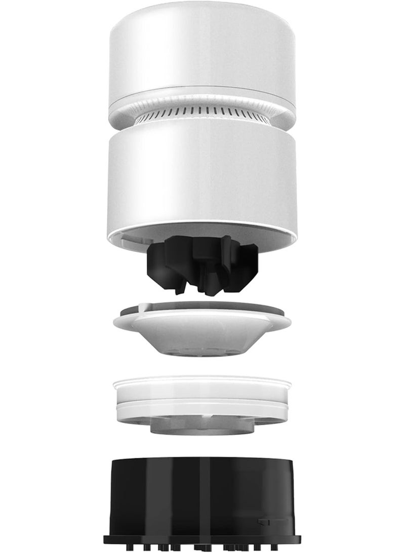 مكنسة طاولة صغيرة قابلة للشحن عبر USB لاسلكية محمولة سرعتان شفط بزاوية 360 درجة مدة تشغيل 120 دقيقة إيقاف تلقائي منظف سطح مكتب محمول للوحة المفاتيح المكتب المنزل السيارة المدرسة - Image 5