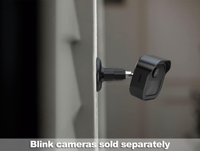 Pefecon All-New Blink Outdoor Camera Housing and Mounting Bracket for Blink 4th Gen & 3rd Gen, 3 Pack Protective Cover and 360° Adjustable Mount with Sync Module 2 Outlet Mount (Black) - Image 3