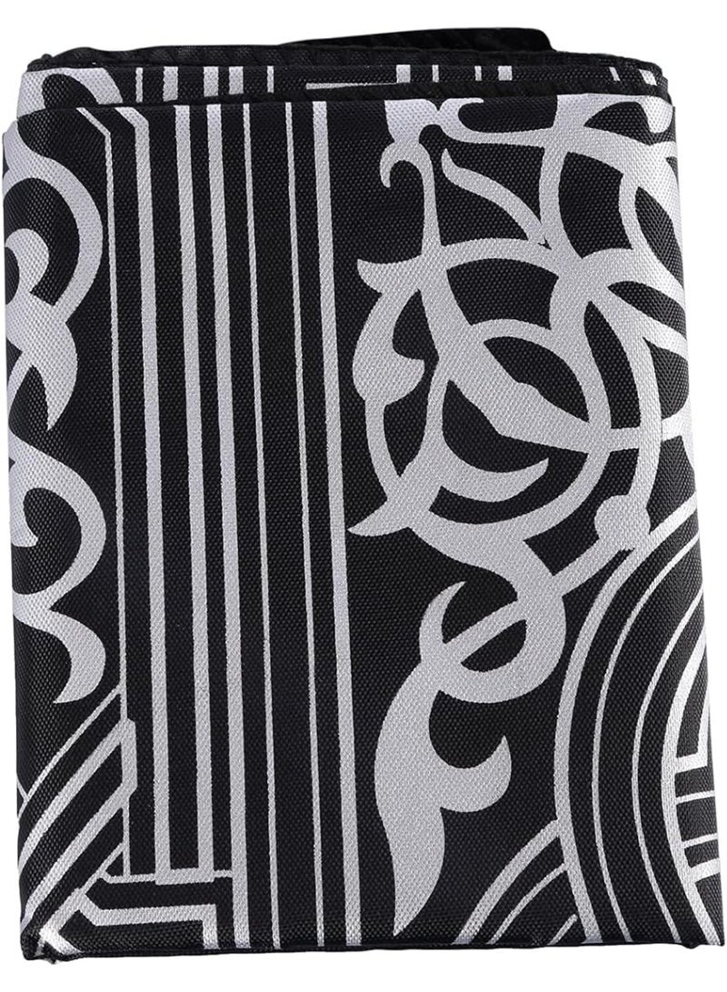 Beauenty 2 Pieces Portable Travel Prayer Mat with Compass, Waterproof Polyester Prayer Rug, Muslim Travel Prayer Mat, for Ramadan Gifts (60cm×100cm) - Image 4