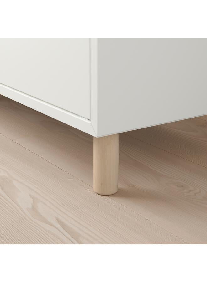 Zaboon Cabinet Combination With Legs, White/Wood, 35X35X80 Cm - Image 3