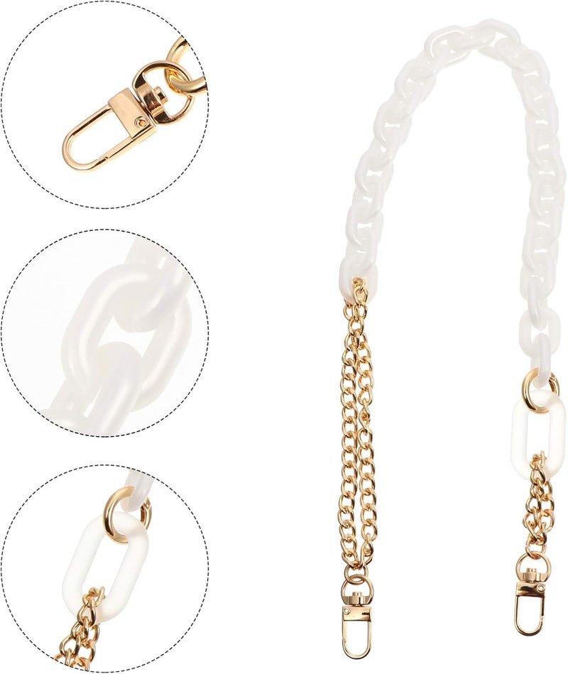 cheekyglo Resin Purse Chain Strap Acrylic Plastic Metal Handbag Handle Replacement Shoulder Strap Bag Decoration - Image 5