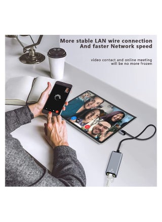 محول Lightning إلى Ethernet لجهاز iPhone إلى محول شبكة RJ45 Ethernet LAN، يدعم شبكة Ethernet عالية السرعة 100 ميجابت في الثانية، متوافق مع iPad/iPhone 13/12، توصيل وتشغيل. - pzsku/Z13849BEE7CA22E822BFAZ/45/_/1736261527/6172f786-ae96-4ff5-8f7a-598bc683165e