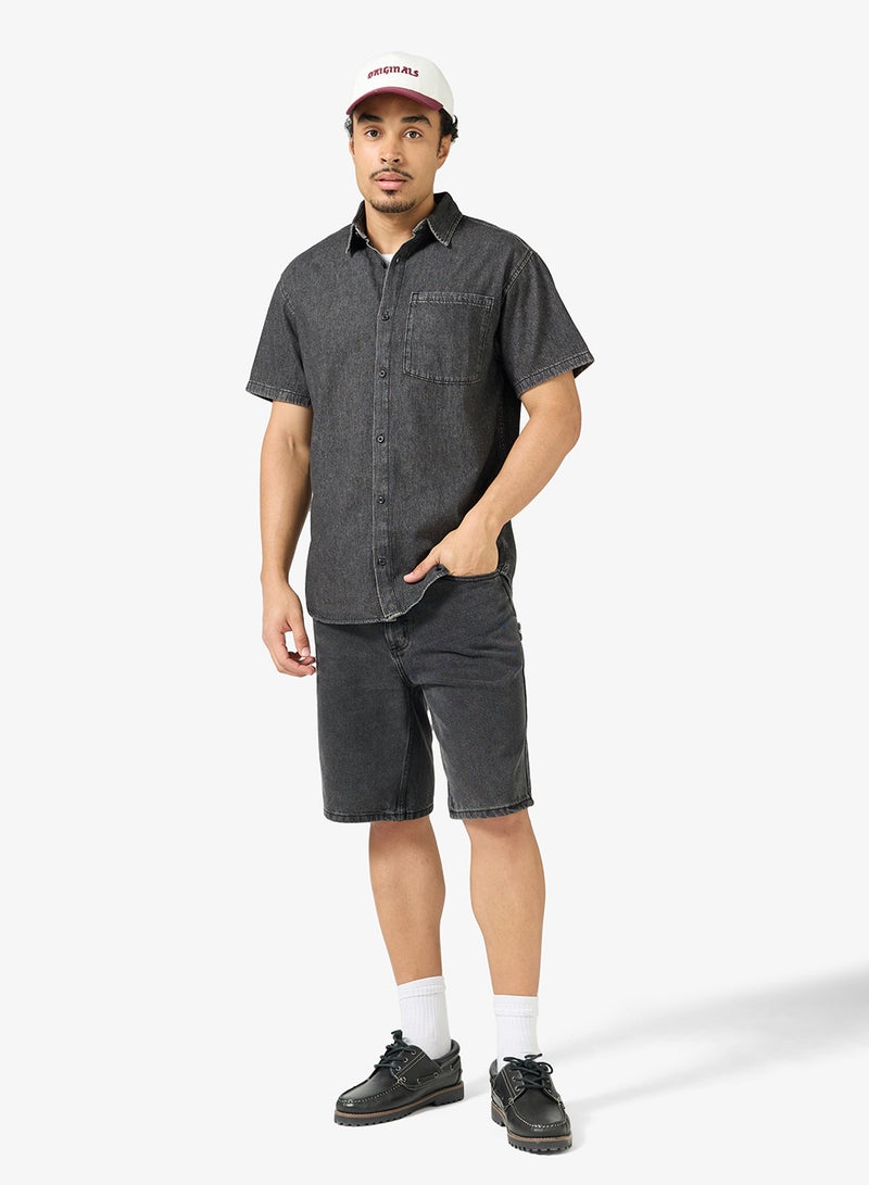 جاك اند جونز قميص بأكمام قصيرة بقصة ضيقة - Image 4