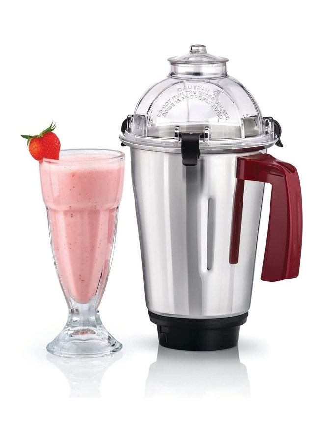 BLACK+DECKER 3-in-1 Multifunctional Mixer Grinder with 3 Jars Set: Blender, Wet & Dry Grinder and a Chutney Jar Years Warranty 750 W MG750-B5 white and red - Image 5