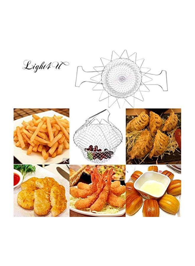 ShineMe Stainless Steel Foldable Strainer - Image 4