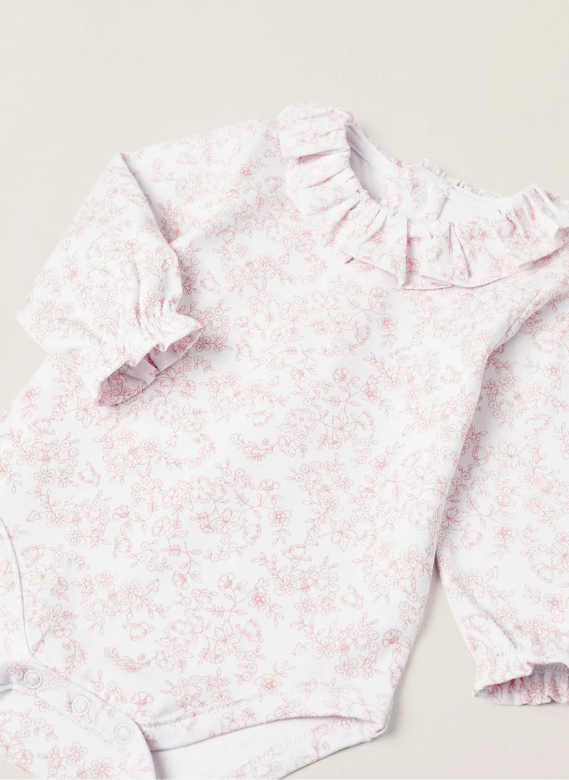 زيبي Zippy Floral Bodysuit For Newborn Baby Girls