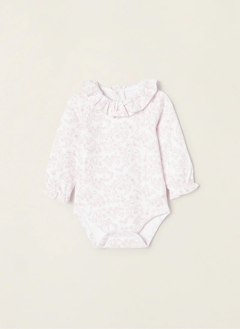 زيبي Zippy Floral Bodysuit For Newborn Baby Girls