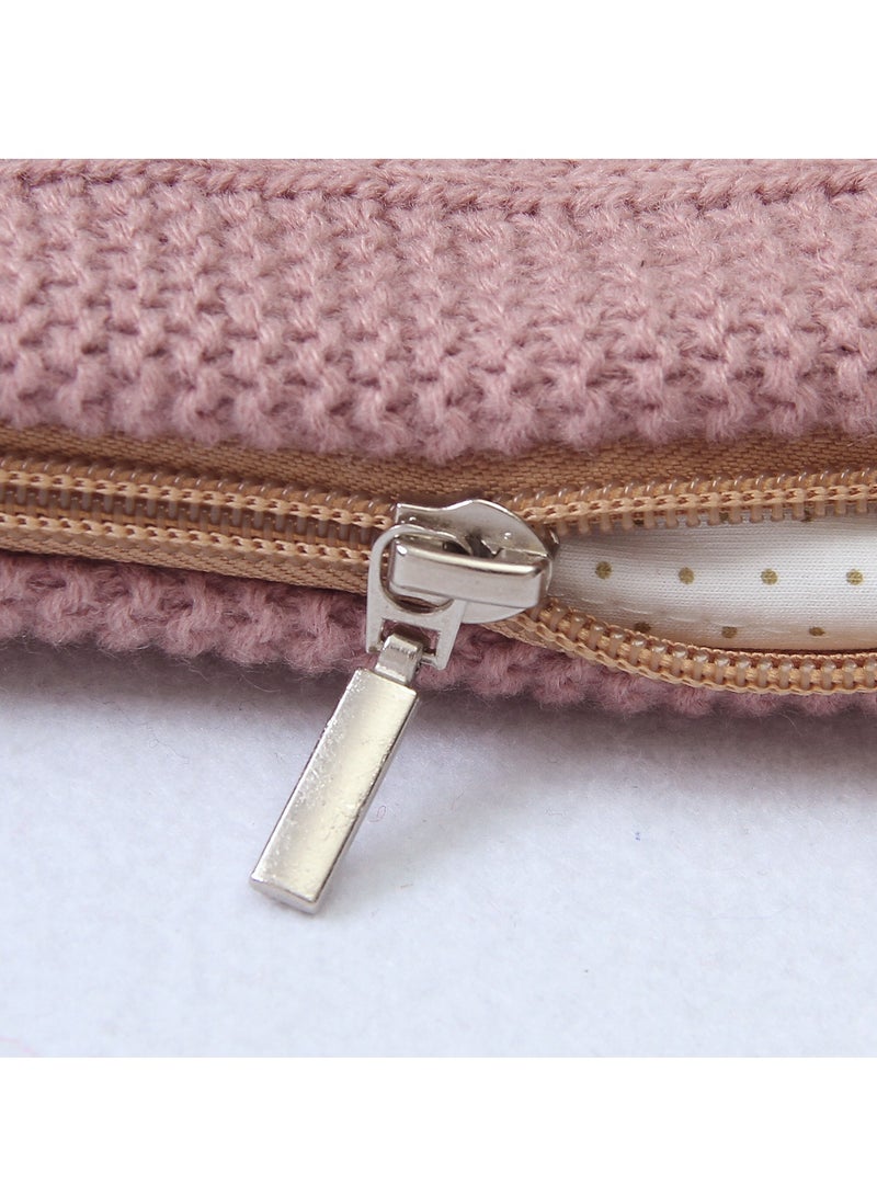 إسكدنيا بطانيات لف الرضع ناعمة سميكة من الصوف الملتف لفات الأطفال الرضع فازة جديدة ملحقات الأطفال حديثي الولادة وردي فاتح - Image 5