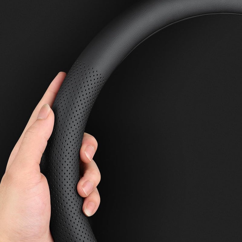 Haotule New Nappa Leather Car Steering Wheel Cover - Image 3