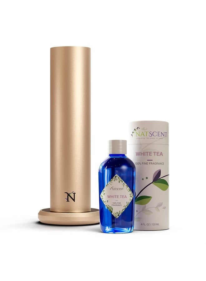 Natscent Plug & Play White Tea Fragrance Oil Bottle Replacement for Dynamo Aromatherapy Diffuser, Luxurious and Upscale Aroma Oils - 4 oz. (120 ml.) - Image 2